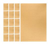 Hemobllo Papier à Lettres Ligné Vintage A5 300 Feuilles Kraft Rétro Papier à Lettres pour Poèmes et Correspondance Papeterie Vintage pour Projets Créatifs et Écriture Quotidienne