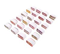 Hemobllo Papier à Spirales Buccales Coloré 24 Pièces, Accessoire de Scène pour Tours de Magie, Bobines de Papier Buccales, Ruban Magicien Léger, Fêtes et Spectacles