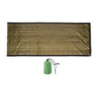 Hemobllo Paquet de Couchage, Thermique, Vert, PE et Polyester, Réutilisable, Anti-Froid et Anti-humidité, pour Tourisme et Urgence
