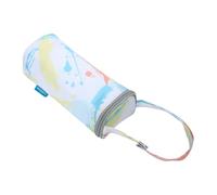 Hemobllo Paquet Isotherme pour Biberon Articles Essentiels pour Bébé Rangement Pratique pour Lait Maternel Isolé en Tissu Oxford et Aluminium Extérieur Blanc pour Sorties en Poussette