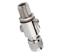 Hemobllo Parafoudre Coaxial de Type N 3 Ghz Protecteur Câble Coaxial pour Antenne Usage Électronique Haute Fiabilité Protection Surtensions Couleur Métallique