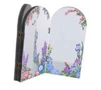 Hemobllo Paravent de Bureau Décoratif en Acrylique Pliant Écran de Bureau Chinois Effet Miroir Protection D’intimité Décoration Nouvel an Chinois