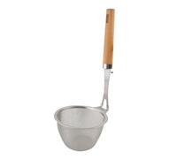 Hemobllo Passoire Acier Inoxydable avec Poignée Antidérapante Tamis Fin pour Cuisine Professionnelle Égouttoir Pratique Suspension Ustensile pour Filtrer Pâtes et