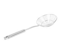 Hemobllo Passoire Acier Inoxydable pour Friture et Égouttage Huile Écumoire Longue Poignée pour Pâtes Frites et Nouilles Ustensile Cuisine pour Maison et Restaurant