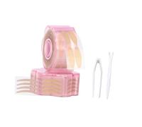 Hemobllo Patch Invisible pour Paupières Double Pli sans Trace Autocollants Transparents Maille Dentelle Confortable et Sûr avec Pince Fourchette Polyvalentes pour Beauté Quotidienne et