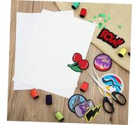 Hemobllo Patch Réparation Vêtements Lavable Auto Adhésif DIY Patch Tissu Blanc pour Veste Sac à Dos et Facile à Poser