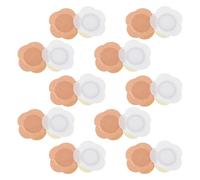 Hemobllo Patchs Adhésifs à L’Huile de 40 Pcs Blanc et Beige Soin Naturel pour Nombril Ventre et Genoux Anti-Fuite Portables Confort Peau Usage Corps et Voyage