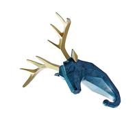 Hemobllo Patère Murale Résine Crochet Décoratif Animal pour Manteau Chapeau et Clés Design Créatif Bleu Vintage Support Mural Polyvalent pour Chambre et Salon