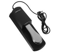 Hemobllo Pédale de Sustain du Piano Noir en Alliage Classique Fonction Anti-rouille pour Clavier Électronique et Instruments Électriques à Clavier