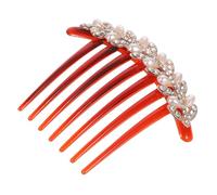 Hemobllo Peigne à Cheveux Antique avec Nœud Décoratif Accessoire de Mariage Élégant pour Vintage Célébrations Spéciales