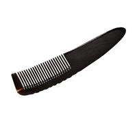 Hemobllo Peigne Corne De Buffle Naturelle Fait Main Peigne à Dents Larges Pour Cheveux Courts Et Longs Antistatique Pour Soins Capillaires Outil De Coiffure Élégant