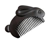 Hemobllo Peigne en Bois Portable Petit Peigne Lapin Mignon Antistatique 1 Pièce 10 CM Cheveux Longs Bouclés Garçon et Filles