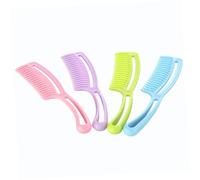 Hemobllo Peignes Démêlants à Dents Ondulées Lot de 4 Confortables à Tenir et Évitant de Griffer le Cuir Chevelu en ABS pour Coiffage Quotidien Femme et Homme