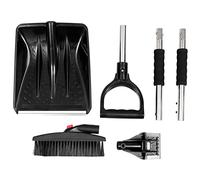 Hemobllo Pelle De Deneigement Et Grattoir Glace pour Voiture Kit De Degivrage avec Brosse Neige Amovible Outil De Deneigement pour Pare-Brise