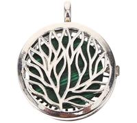 Hemobllo Pendentif à Breloques en Alliage et Pierre Naturelle Vert, Design Rétro Unique, Symbole de Croissance et Puissance, pour Fabrication Bijoux et Bracelet à Breloques