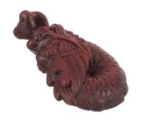 Hemobllo Pendentif Dragon en Bois Porte-clés Suspendu pour Paquet Unisexe Violet Bois de Luxe DIY Décoration Artisanale Accessoire Authentique Usage Quotidien Présent