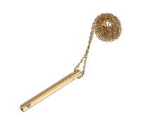 Hemobllo Pendentif Urne En Cendres D’animaux De Compagnie Cylindrique En Acier Inoxydable Doré, Collier Souvenir Commémoratif Chaîne, Bijou Chic Pour Garder Proche Les Mémoires