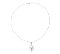 Hemobllo Pendentif Urne Funéraire Acier Inoxydable avec Motif de Cœur Collier Diffuseur de Parfum pour Cendres et Souvenirs