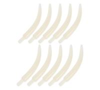 Hemobllo Pendentifs Dent D’Éléphant Imitation Blanc 4cm Lot de 100 Pièces