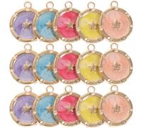 Hemobllo Pendentifs en Alliage 15x18 Mm, 25 Pièces Breloques Soi-même, Charms Uniques pour Bracelets et Colliers, Breloques Artisanales Mignonnes Adaptées la Création de Bijoux