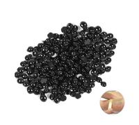 Hemobllo Perles de Cire Dure Noire pour Épilation sans Bande et Facile à Utiliser Cire Pelable Adaptée à Types de Peau