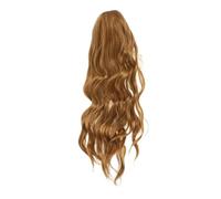 Hemobllo Perruque Glamour Femmes Longue Ondulée Boucles Chaleur Synthétique Élégante pour Quotidien et Fêtes