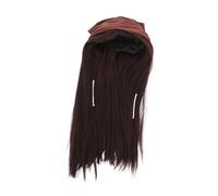 Hemobllo Perruque Pirate Marron Unisexe avec Bandana Accessoire Costume Capitaine Cosplay Halloween Fête Thématique