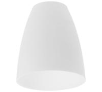 Hemobllo Petit Abat-Jour de Remplacement en Plastique Blanc (H 11,5 x L 10 cm) - Compatible Douille E27 (Trou 42mm) - Cache-Lampe Conique Solide pour Lampe de Chevet, Applique et Lustre - Design Simp