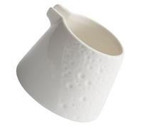 Hemobllo Pichet à Lait Facile à Nettoyer Blanc 225ml Design Multi-usage en Céramique pour Café et Sauce Cuisine