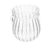 Hemobllo Pichet à Lait Verre Transparent Petite Cruche à Crème à Bec Verseur Fuite Design Rétro pour Dessert et Restauration Facile à Nettoyer et Sécurisée