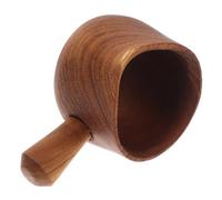 Hemobllo Pichet Bois Multifonction pour Cuisine Petit Pot à Sauce Distributeur de Lait Bol à Sauce Soja et Tasse à Trempette Bois