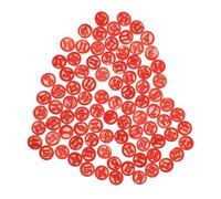 Hemobllo Pièces de Rechange 2 Sets Faciles à Tenir pour Jeux de Société et Bingo en Bois Rouge pour Échecs Numériques