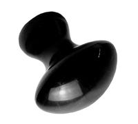 Hemobllo Pierre de Massage Facial pour Nourrir la Peau Surface Lisse en Jade Noir Outil de Massage pour Soins du Visage et Détente