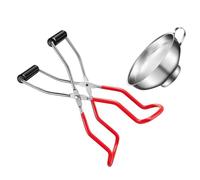 Hemobllo Pince à Bocal Dérapante et Brûlure Pince Pliante pour de Bocaux Manche Long Confortable et Isolant Matériaux Alimentaires Sécurisés Ouvre Bocal Pratique pour Cuisine