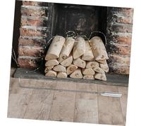 Hemobllo Pince à Briquettes 53 CM en Acier Robuste Crochet Polyvalent pour Braseros Extérieurs et Tisonnier d'Extérieur Outil Pratique pour Feu de Cheminée Équipement pour Camping et