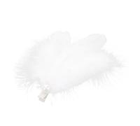 Hemobllo Pince à Cheveux Plume Blanche Petites Ailes Légères pour Filles Danseuses de Ballet Mariage Soirée Accessoire Coiffure Esthétique Élégante