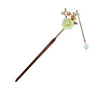 Hemobllo Pince à Cheveux Rétro Pompon pour Chignon Accessoire de Coiffure Épingle à Cheveux Chinoise Décoration de Mariage Fête et Vie Quotidienne
