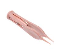 Hemobllo Pince à Épiler avec Lumière LED pour Nettoyage Nez Oreilles Nombril Yeux Inox Antidérapant Clip Hygiène Rose