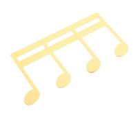 Hemobllo Pince à Partitions Musicales Support de Page Pratique pour Guitare et Piano Clip et Portable avec Design Forme de Note pour Musiciens