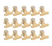Hemobllo Pince Magnétique Pinces en Métal Classeurs Noirs Robustes Mini Réfrigérateur Aimants pour Réfrigérateur Clips Aimants Casier De Clip Magnétique s Métalliques en