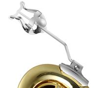 Hemobllo Pince Partition Trompette Lyre Métal Argenté Support de Musique Compact et Léger pour Trombone et Trompette Accessoire Pratique pour Musiciens Marche