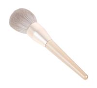 Hemobllo Pinceau à Maquillage Poudre Duveteux Extra Large Plat Blanc Pinceau à Fond de Teint pour Femmes Maquillage Visage Complet Multifonction pour Poudre et Blush