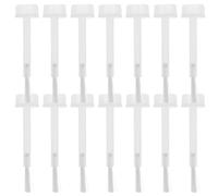 Hemobllo Pinceaux de Rechange en Plastique Blanc Lot de 250 pour Vernis à Ongles Facile à Installer, Améliore L'efficacité pour Usage Professionnel et Personnel