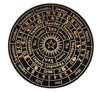 Hemobllo Planche de Radiesthésie pour Divination avec Distinctifs Accessoire Métaphysique Élégant pour Décoration et Exploration Spirituelle