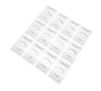 Hemobllo Planche D'essai de Faux Cils 12pcs en Plastique pour Présentation Raffinée, Gestion des Extensions de Cils, Usage Professionnel en Salon