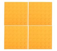 Hemobllo Planches de Trottoir Pratiques 4 Pièces Pavage en Briques Aveugles Résistantes à L'Usure pour Allées et Zones Piétonnes, Compatibles Usage Extérieur
