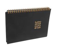 Hemobllo Planner English Layout Monthly Calendar Organizer Book Twin Binding Academic Weekly And Daily Management Notebook For Goals And Scheduling