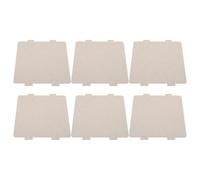 Hemobllo Plaque de Mica 6pcs en Résine Argentée pour Four à Micro-ondes Accessoire de Réparation Protection la Surchauffe, Compatible Micro-ondes