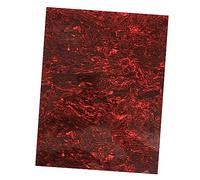 Hemobllo Plaque de Protection PVC pour Guitare Rayures et Découpable Protecteur Durable pour Surface de Guitare Accessoire DIY Rouge Noir Tortoise
