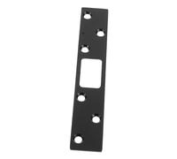 Hemobllo Plaque de Serrure de Porte Plaque de Remplissage de Trou de Bord de Porte plaques de Trou de Porte gâche renforcée gâches de Renfort gâche de sécurité Acier Inoxydable Noir